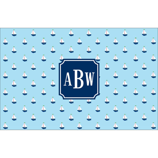 Little Sailboat Repeat Placemats